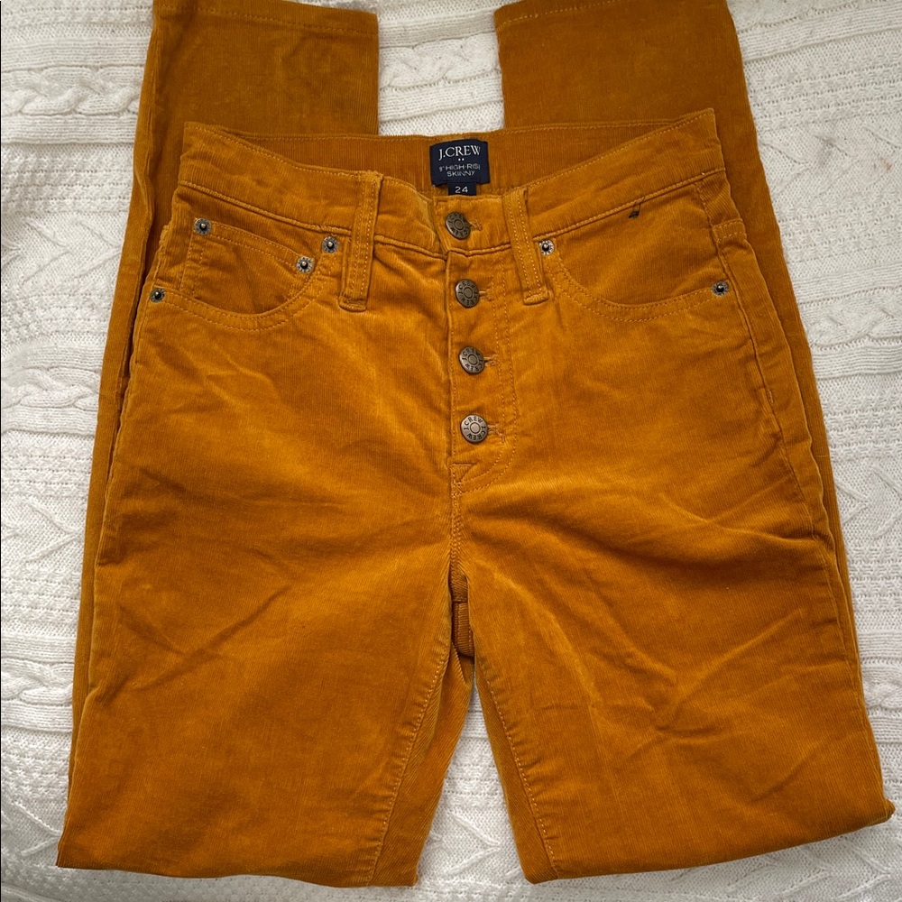 J. Crew Amber Corduroy 9” High rise Skinny - Picture 3 of 4